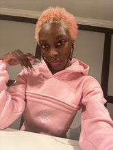 Load image into Gallery viewer, Baby Pink Sticky&#39;s World Hoodie
