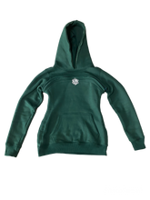 Load image into Gallery viewer, Sticky&#39;s World Forest Green Hoodie
